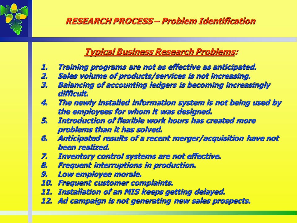 Common Problems in Management Information Systems